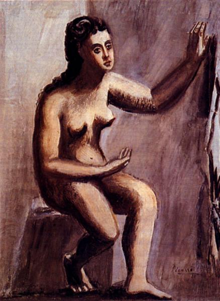 Pablo Picasso Painting Seated Woman Femme Assise Neoclassicism